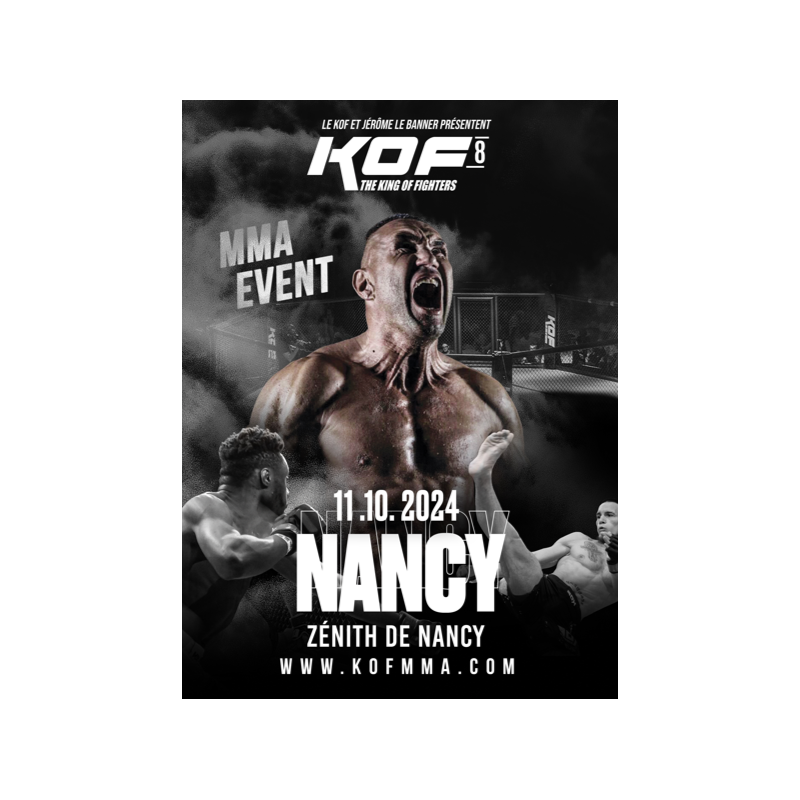 King Of Fighters MMA Tour - 11.10.24 -19h - Zénith Nancy