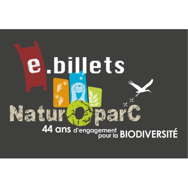 E billet Naturoparc centre reintro cigognes jeune - de 3 à 12 ans